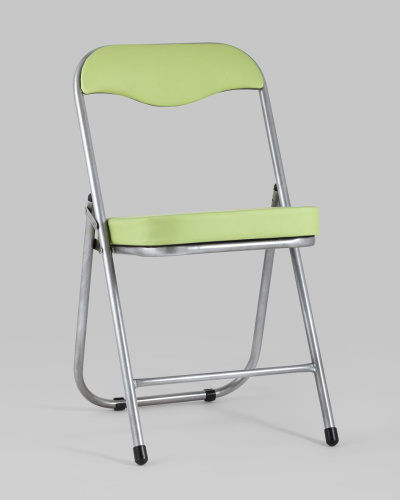 Стул складной ДЖОН металлик, салатовый. Фото №3
