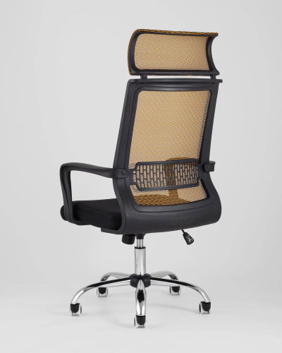 Кресло офисное TopChairs Style оранжевое. Фото №8