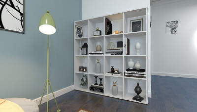 Стеллаж Polini Home Smart, белый. Фото