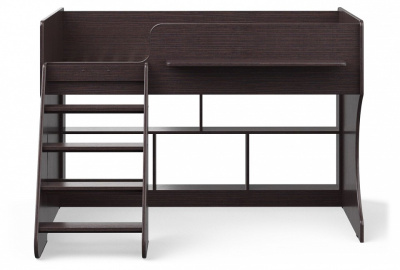 Кровать-чердак Р436 Капризун 2, древесина коричневая светлая дуб. Фото №4