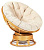 Кресло-качалка PAPASAN w 23/01 B / с подушкой / Honey (мед), ткань Старт