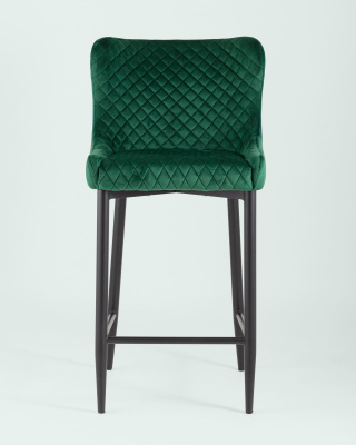 Стул полубарный Ститч велюр изумрудный. Фото