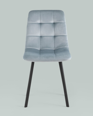 Стул Chilly велюр серо-голубой фото Стул Chilly велюр серо-голубой. Фото №5