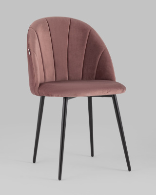 Стул Логан велюр пыльно-розовый. Фото №3