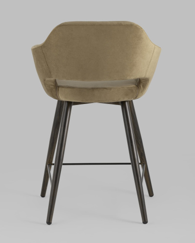 Стул полубарный Саймон велюр капучино. Фото №6