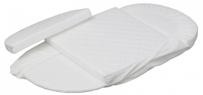 Матрас для новорожденных Polini Kids Волшебные сны 1250x750, белый. Фото