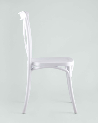 Стул Кроссбэк пластиковый белый. Фото №5