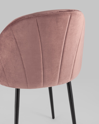 Стул Логан велюр пыльно-розовый. Фото №8