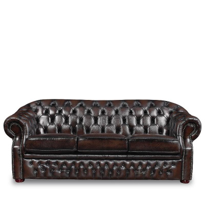 Диван B-128 (3-х местный) коричневый. Фото