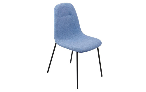 Стул C-1101 синий/матовый черный. Фото №9