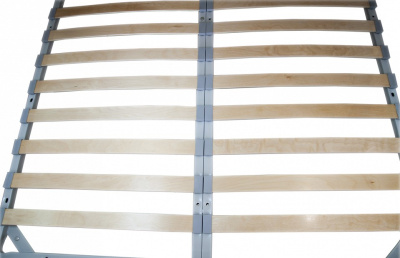 кровать 2000*1400 Ассоль АС-60 (с ламелями и п/м) ваниль. Фото