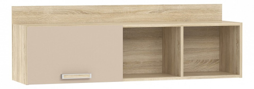 Акварель НМ 011.38-01 М1 Полка Капучино, Дуб Сонома фото Акварель НМ 011.38-01 М1 Полка Капучино, Дуб Сонома. Фото №1