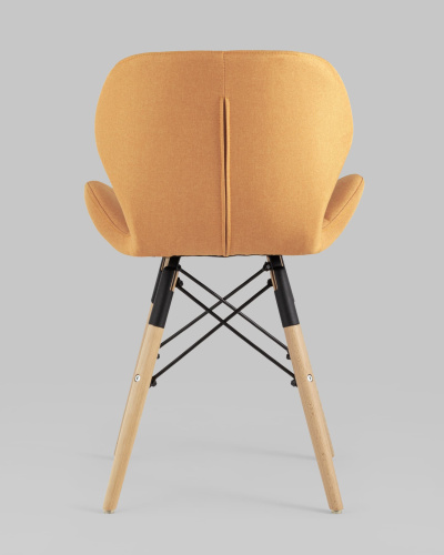 Стул Бон рогожка оранжевый. Фото №6