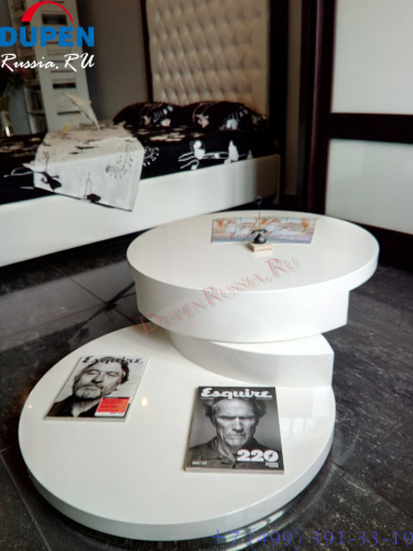 Стол журнальный DUPEN CT-042 белый. Фото №6