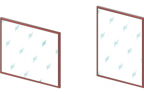 Зеркало навесное Силуэт. Фото №1