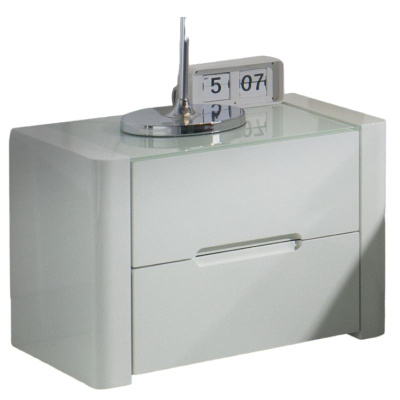 Тумба прикроватная DUPEN M-110 белая. Фото