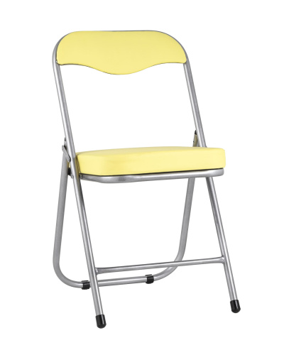Стул складной ДЖОН металлик, желтый. Фото №2
