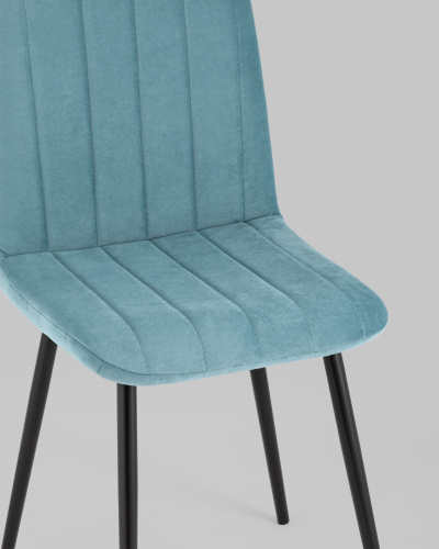 Стул Easy велюр пыльно-голубой. Фото №10