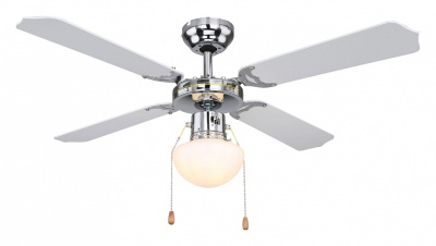 Светильник с вентилятором Globo Champion 0309CSW. Фото