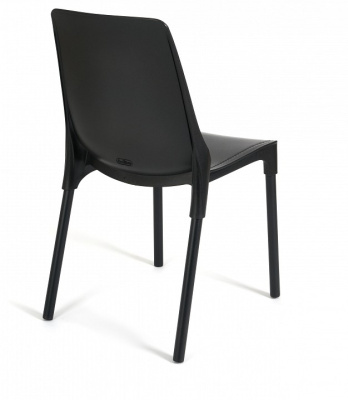 Стул GENIUS (mod 75)   металл/пластик, 46x56x84cм, черный фото Стул GENIUS (mod 75)   металл/пластик, 46x56x84cм, черный. Фото №2