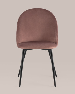 Стул Lilly велюр пыльно-розовый. Фото №5