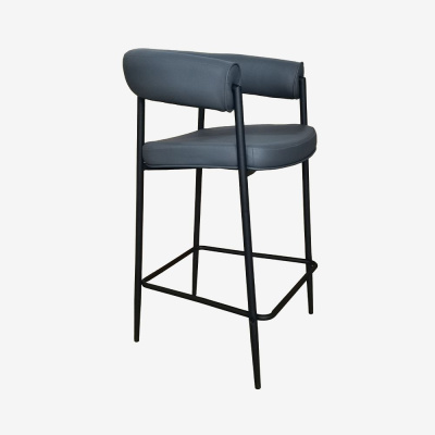 Стул полубарный  Манчестер темно-серый. Фото №2