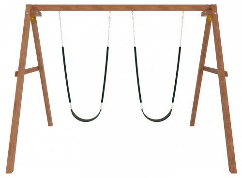 Качели детские Р911-27, коричневый. Фото №4