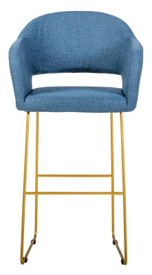 Кресло Бар Oscar БлюАрт/ЛинкЗолот фото Кресло Бар Oscar БлюАрт/ЛинкЗолот. Фото №4