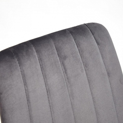 Стул  DUBLIN (mod. 7066) металл,ткань, 45 х 56 х 88 х 51 см, серый вельвет/бук, G062-40 (поставляется по 4 шт). Фото