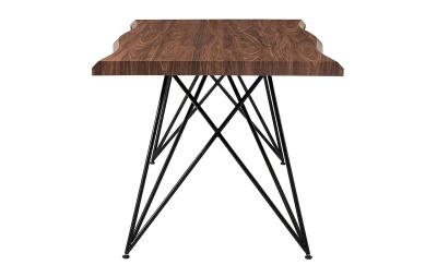 Стол T-1078 орех/матовый черный фото Стол T-1078 орех/матовый черный. Фото