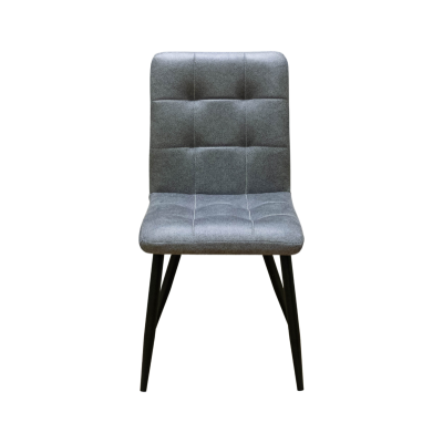 Стул Доби (Каркас (муар черный) тк. коллекции Safari серый 018) фото Стул Доби (Каркас (муар черный) тк. коллекции Safari серый 018). Фото №2