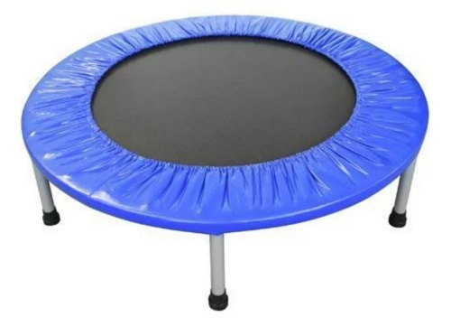 Батут AL-100 1000 мм, серый, синий. Фото №1