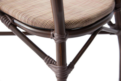 Кресло из полиротанга Milano mod. AD642003S-TXT. Фото №4