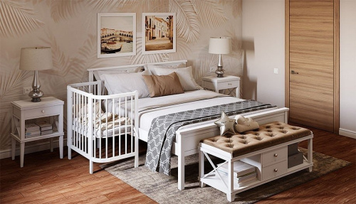 Кроватка Polini kids Simple 120, белый. Фото №13