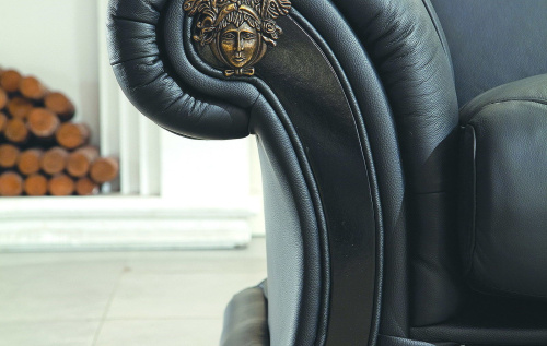Кресло Versace черное. Фото №14