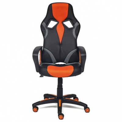 Компьютерное кресло Runner, кож.зам/ткань, черный/оранжевый, 36-6/tw07/tw-12 фото Компьютерное кресло Runner, кож.зам/ткань, черный/оранжевый, 36-6/tw07/tw-12. Фото №2
