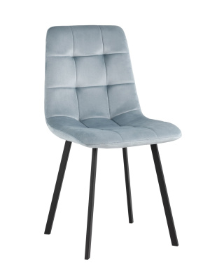 Стул Chilly велюр серо-голубой фото Стул Chilly велюр серо-голубой. Фото №2