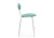 Барный стул Коумо катания аквамарин / белый матовый фото Барный стул Коумо катания аквамарин / белый матовый. Фото №3